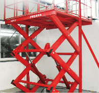 剪叉式電動(dòng)升降貨梯，固定式液壓升降貨梯